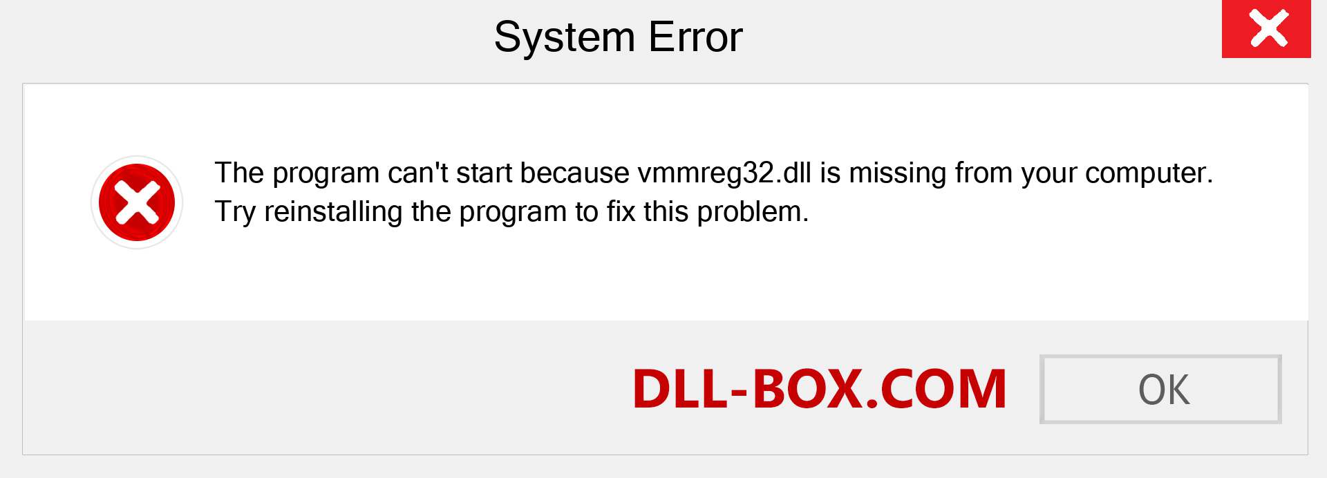  vmmreg32.dll file is missing?. Download for Windows 7, 8, 10 - Fix  vmmreg32 dll Missing Error on Windows, photos, images